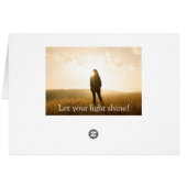 5 14 You are the Light of the World Card (Rückseite Horizontal)