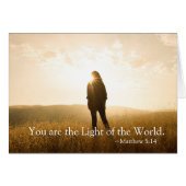 5 14 You are the Light of the World Card (Vorderseite (Horizontal))