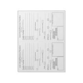 5 - 1 Seiten für den Lebensmittelerfolg - weiß Notizblock (Rotiert)