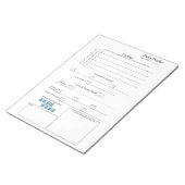 5 - 1 täglicher Lebensmittelüberwacher Notizblock (angewinkelt)