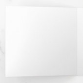 5,25" Sq. Einladung der vertikalen Dreifachschrift (Innen Erste Seite)