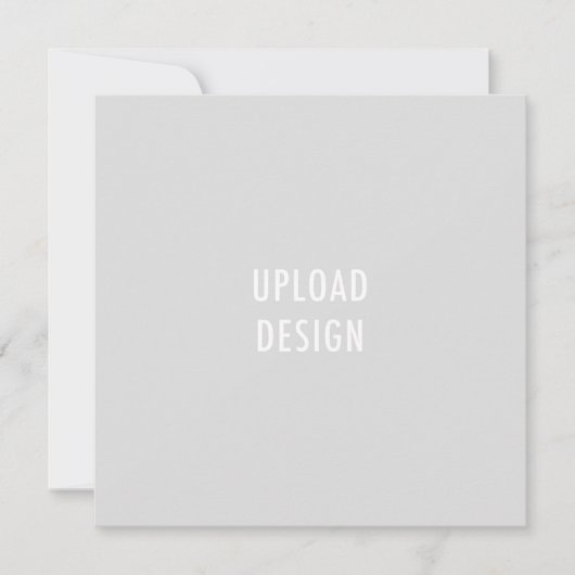 5.25 Square-Flachkarte - Design hochladen Einladung (Vorderseite)