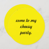 5.25 x 5.25 Einladungskreis Einladung (Vorne/Hinten)