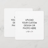 5,25" x 5,25" Flache Save-The-Date-Karte Save The Date (Vorne/Hinten)