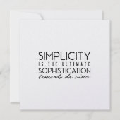5,25 x 5,25 Karten SOPHISTIZIERT SEIN (Vorderseite)