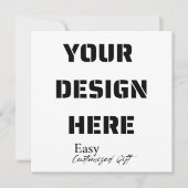 5,25" x 5,25"-Portraitkarte Einladung (Vorderseite)