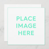 5,25" x 5,25" quadratische Flachkarte (Vorne/Hinten)