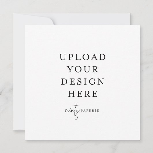 5,25" x 5,25" Square Einladung (Rückseite)