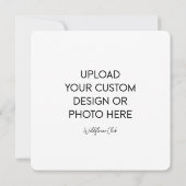 5.25" x 5.25" Square Invitation Einladung (Rückseite)