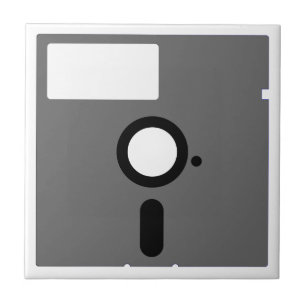 5,25-Zoll-Diskette - alte Computerdiskette Fliese
