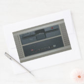 5,25-Zoll-Festplattenlaufwerk Rechteckiger Aufkleber (Umschlag)