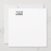 5,25 Zoll x 5,25 Zoll Flachkarte Einladung (Rückseite)