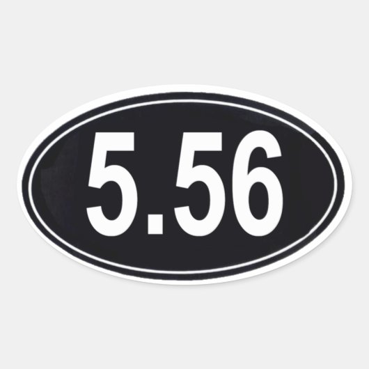 5.56 Marathon Style Sticker (Vorderseite)