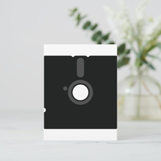 5.5-Diskette Postkarte (Stehend Vorderseite)
