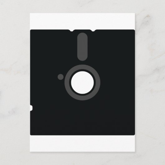 5.5-Diskette Postkarte (Vorderseite)