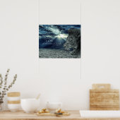 5:5 Siehe, der Löwe Poster (Küche)