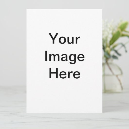 5.5 x 6.5 Einladung (Stehend Vorderseite)