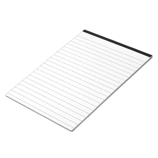5,5" x 6" Kompakter Notepad mit 40 Seiten mit Lind Notizblock (angewinkelt)