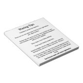 5,5" x 6" Notepad - 40 Seiten Notizblock (angewinkelt)