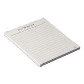 5,5" x 6" Notepad - 40 Seiten Notizblock (angewinkelt)