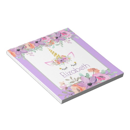 5,5" x 6" Notepad - 40 Seiten Notizblock (angewinkelt)