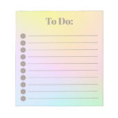 5,5" x 6" Notepad - 40 Seiten Notizblock (Vorderseite)