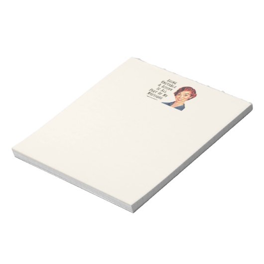 5,5" x 6" Notepad - 40 Seiten Notizblock (Rotiert)