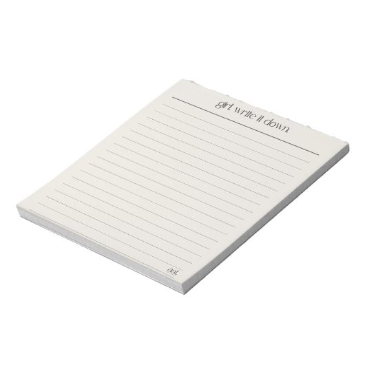 5,5" x 6" Notepad - 40 Seiten Notizblock (Rotiert)