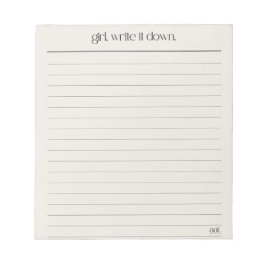5,5" x 6" Notepad - 40 Seiten Notizblock