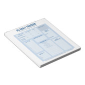 5,5" x 6" Notepad - 40 Seiten Notizblock (angewinkelt)