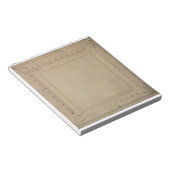 5.5' x 6' Notepad mit antiker Zinndecke Notizblock (angewinkelt)