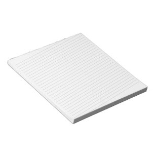 5,5" x 6" Notizblock mit diagonalen Linien - 40 Se