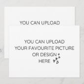 5,5" x 7,5" Gehäuse-Karte personalisieren - Landsc (Vorne/Hinten)