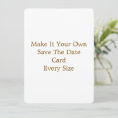 5,5" x 7,5" Save The Date Karte (Stehend Vorderseite)