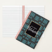 5,5" x 8,5" anpassbares SpiralNotebook & Journal Notizblock (Innen)
