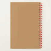 5,5" x 8,5" anpassbares SpiralNotebook & Journal Notizblock (Rückseite)