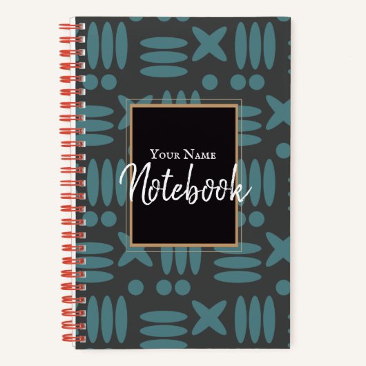 5,5" x 8,5" anpassbares SpiralNotebook & Journal Notizblock (Vorderseite)