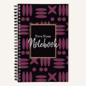 5,5" x 8,5" benutzerdefinierbares ManifestationsNo Notizblock (Vorderseite)