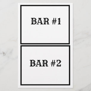 5,5" x 8,5" Flyer für Süßwarenwrappern