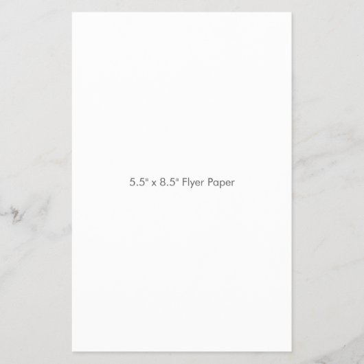 5,5" x 8,5" Flyer-Papier Flyer (Vorne)