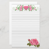 5,5" x 8,5" gezeichnetes Briefpapier (Vorne/Hinten)