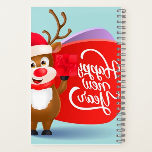 5,5" x 8,5" SpiralNoteboot Notizblock (Rückseite)