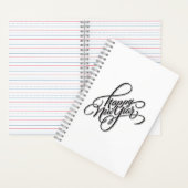 5,5" x 8,5" SpiralNoteboot Notizblock (Innen)