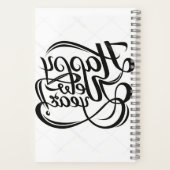 5,5" x 8,5" SpiralNoteboot Notizblock (Rückseite)