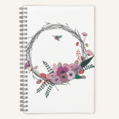 5,5" x 8,5" SpiralNoteboot Notizblock (Vorderseite)