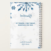 5,5" x 8,5" SpiralNoteboot Notizblock (Rückseite)