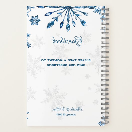 5,5" x 8,5" SpiralNoteboot Notizblock (Rückseite)