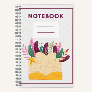 5,5" x 8,5" SpiralNoteboot Notizblock