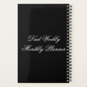 5,5" x 8 5" Wendelplaner wöchentlich/monatlich Planer (Rückseite)