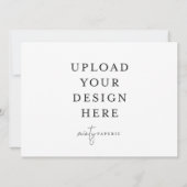 5,5 Zoll x 7,5 Zoll Einladung - Landschaft (Rückseite)